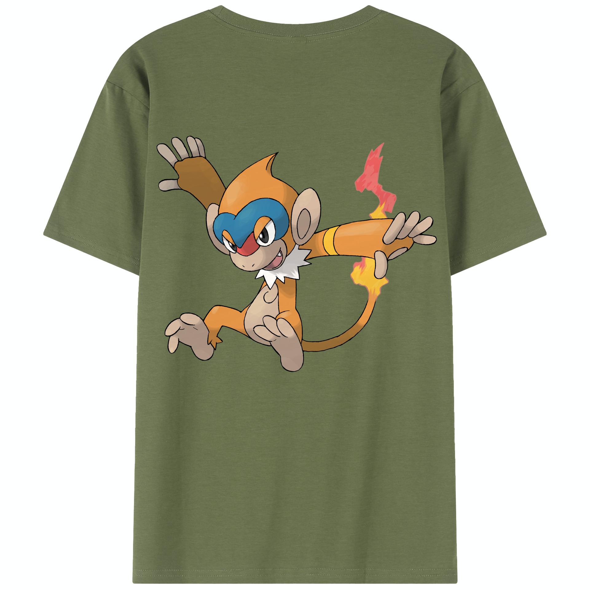 （画像用） ポケットモンスター Pokémon 綿100％半袖Tシャツ（背面プリント）